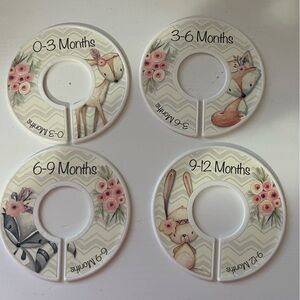 Baby Closet Dividers with Animal Design